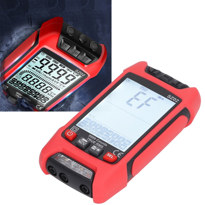 Digital Multimeter Intelligent Anti Burning Automatic LCD Backlit Display NCV