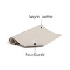 Smead Desk Pad, Vegan Leather Desk Mat with Non-Slip Faux