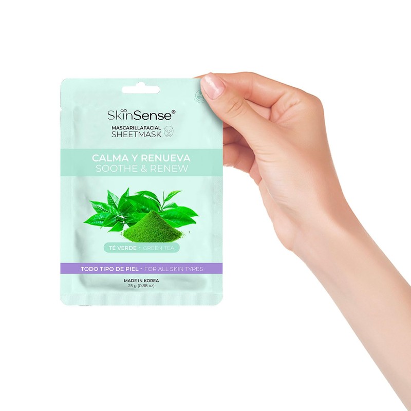 Skin Sense - Mascarilla Facial de Tela Biodegradable Coreana (1