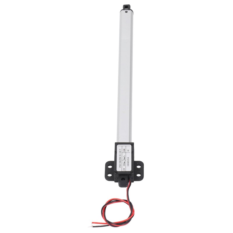 12V Micro Linear Actuator, 200mm Stroke, 150N Force, 4mm/s Speed,