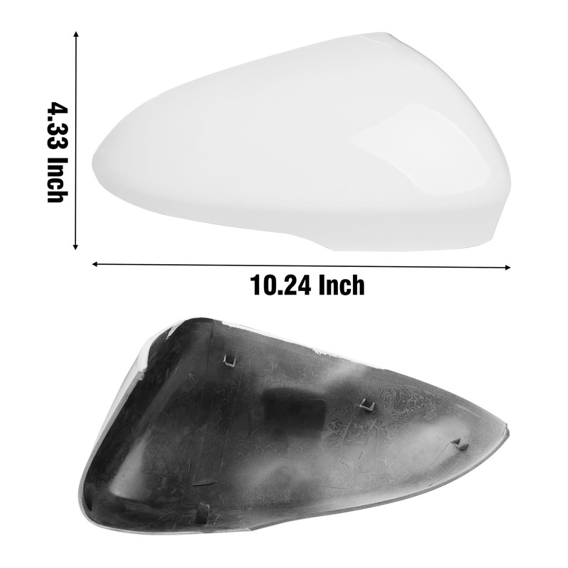 Adzfel Compatible with Ford Fusion Side Mirror Cover Cap 2013
