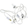 Darice White, Accessory Cord with 3 Lights, 6 Feet, 6401