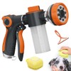 High-Pressure 8-Pattern Hose Nozzle with Soap Dispenser