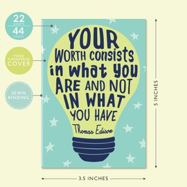 SWEETZER & ORANGE Inspirational Notebook Set. 24 Journal Notebooks for Women and Kids. 3.5 x 5” Small Journal. Stocking Stuffers for Kids, Teacher Supplies for Classroom, Bible Journaling Supplies