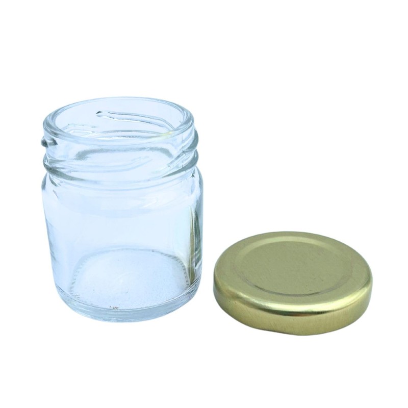 Bramley & Sage 43mm Gold Twist-off Replacement Jam Jar Lids