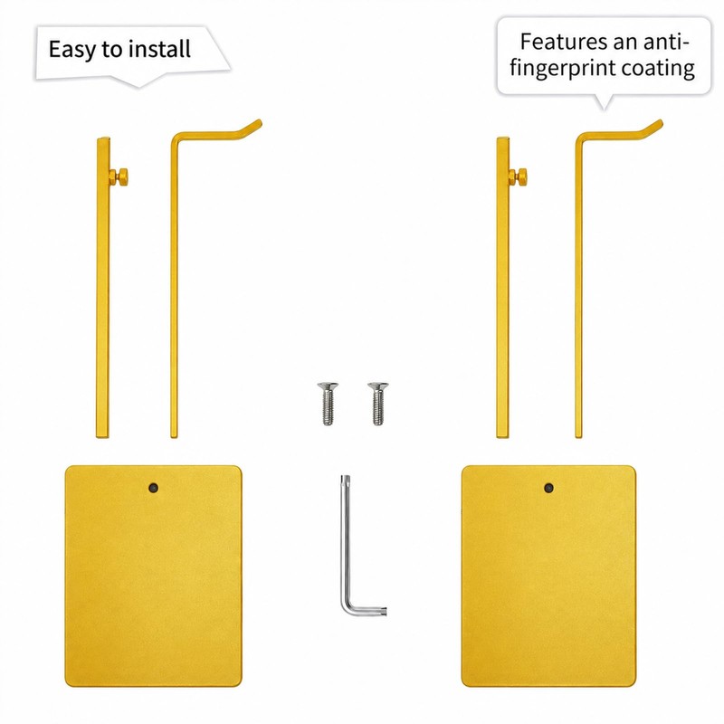 Gold Purse Holder Stand, 2Pcs Adjustable Height table banner stand