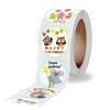 500 Pcs Round Cartoon Birthday Wishes Stickers for Kids &
