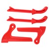 4Pcs Safety Plastic Woodworking Protective Hand Saw Push Sticks Tool