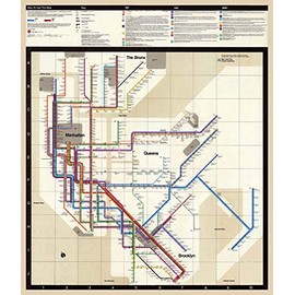 MAGNET New York City Subway Map 1972 Vignelli Magnet Vinyl Magnetic Sheet for Lockers, Cars, Signs, refrigerator 5"