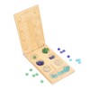 Folding African Stone Game Wooden Intellectual Logic Thinking Training Parent