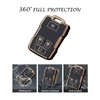 Homaupt for GMC Key Fob Cover with PU Leather Keychain,