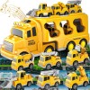 Vehículo De Juguete De Ingeniería 7 En 1 Con Juego