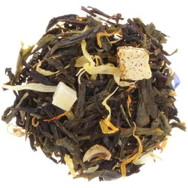 AURESA Tea Blend Tropical Freshness, Mango and Passion Fruit Flavour, Spicy Black Tea and Mild Green Tea