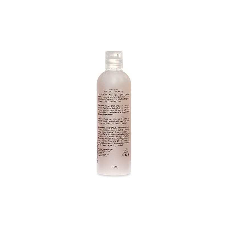 La-Brasiliana Uno Keratin and Collagen Shampoo, 16 fl.oz.