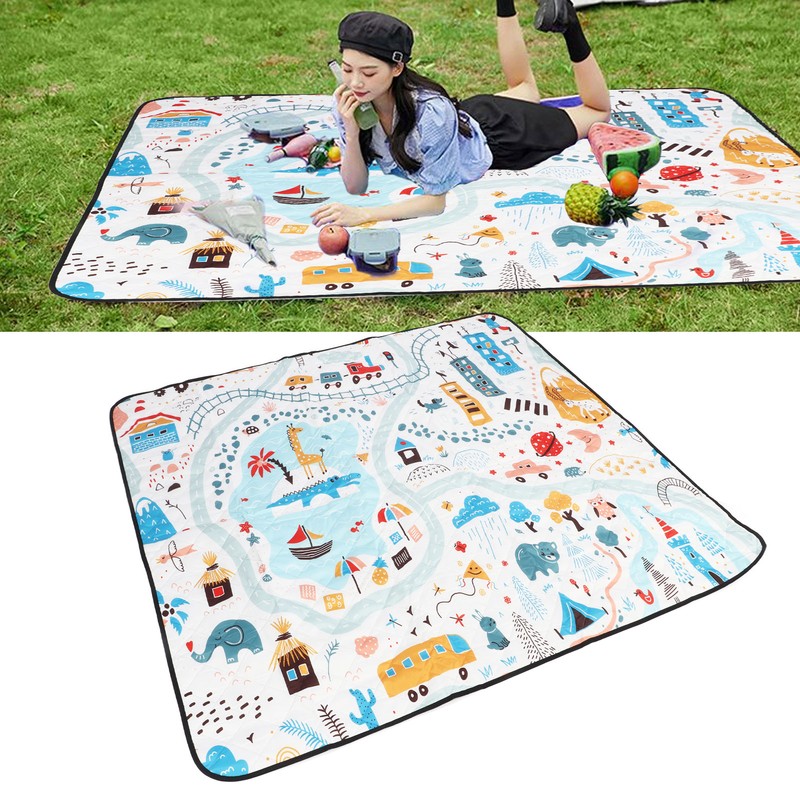 Outdoor Picnic Mat Waterproof Soft Comfortable Portable Camping Blanket for