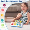 Montessori Cause and Effect Toy 6-12 Months, Baby Push Button