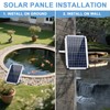 Solar Fountain Pump 12W Solar Water Fountain with 3 Spray