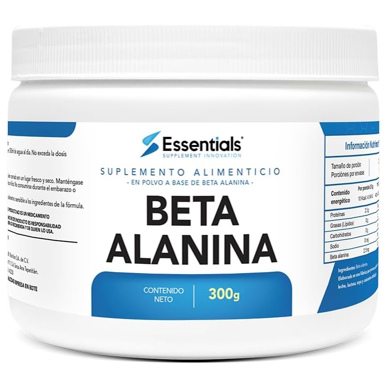 Essentials Innovation Beta alanina 120 Porciones 2.5 G beta alanina