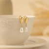 Pendientes De Perlas, Exquisito Regalo De Novia Para Mujer.
