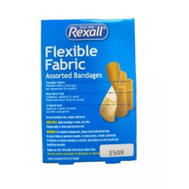 Rexall Flexible Fabric Assorted Bandages 30 Count - Lot of 3