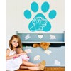 Vinyl Wall Decal Sticker Dog Paw OS_AA575s