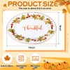 Rtteri 4 Pcs Thanksgiving Autumn Berry Dinnerware Plates, Fall Maple