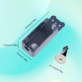 NICENEEDED 2 Pcs Car Lip Balm Holder, Upright Insulated Chapstick Mount Lipstick Storage for Car Accessories, No Drippy Chapsticky Lip Balm Chapstick Holder for Car AC Vent