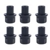 6 Pack Two-Piece 28mm Sleeve Wheel Lug Nuts Fit for