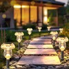 Benany Solar Lights Outdoor, 8 Pack Mushroom Lights Outside Waterproof,