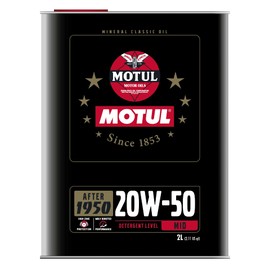 Motul 110621 Classic Performance 20W50 Engine Oil 2-liter