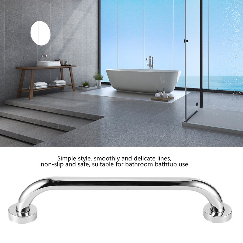 42.5cm Stainless Steel Bathtub Hand Bar Handle Armrest Accessories for