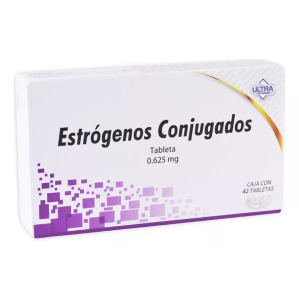 Ultra Estrógenos Conjugados 0.625mg 42 Tabletas