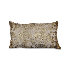 Majestic Giftware 2 Pack Jacquard Decorative Throw Pillow Cover (PC1224S-2PK) | Gold/Light Gold Soft & Washable Cushion Covers with Zipper for Sofa, Bedroom (12"x20") Inserts Not Included