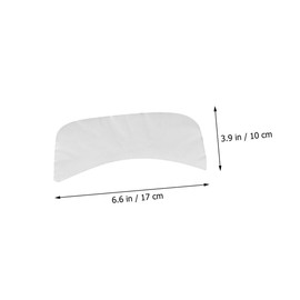 BESPORTBLE 100Pcs Ultra Thin Neck Mask for Women Wrinkle Reduction Skin Brightening for Neck Care Silk for Enhanced Absorption