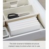Yamazaki Industries 3835 Folding Drainer Tray, White, Approx. W 15.9