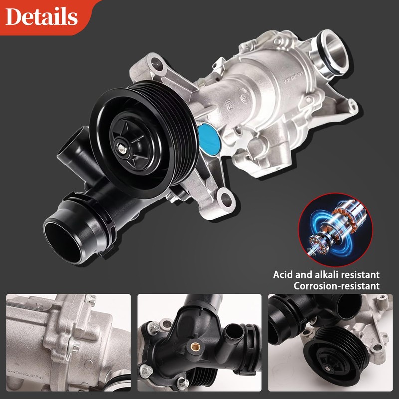 Engine Water Pump for Mercedes-Benz GLC300 2016-2019/GLC350e 2018-2020, C300 2015-2018,E300