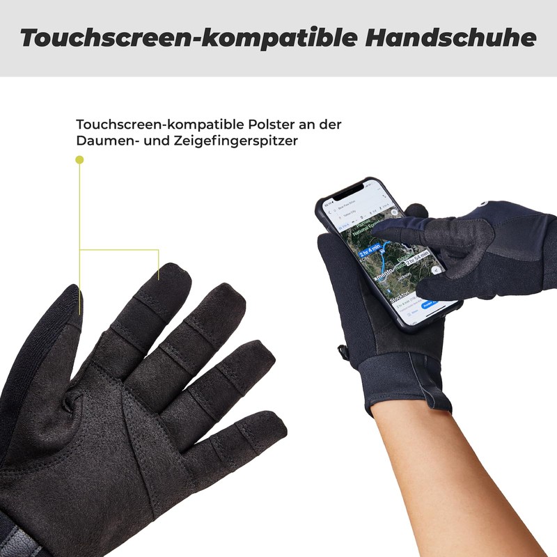 OOZi Winter Gloves for Men and Women, Touchscreen Gloves, Warm