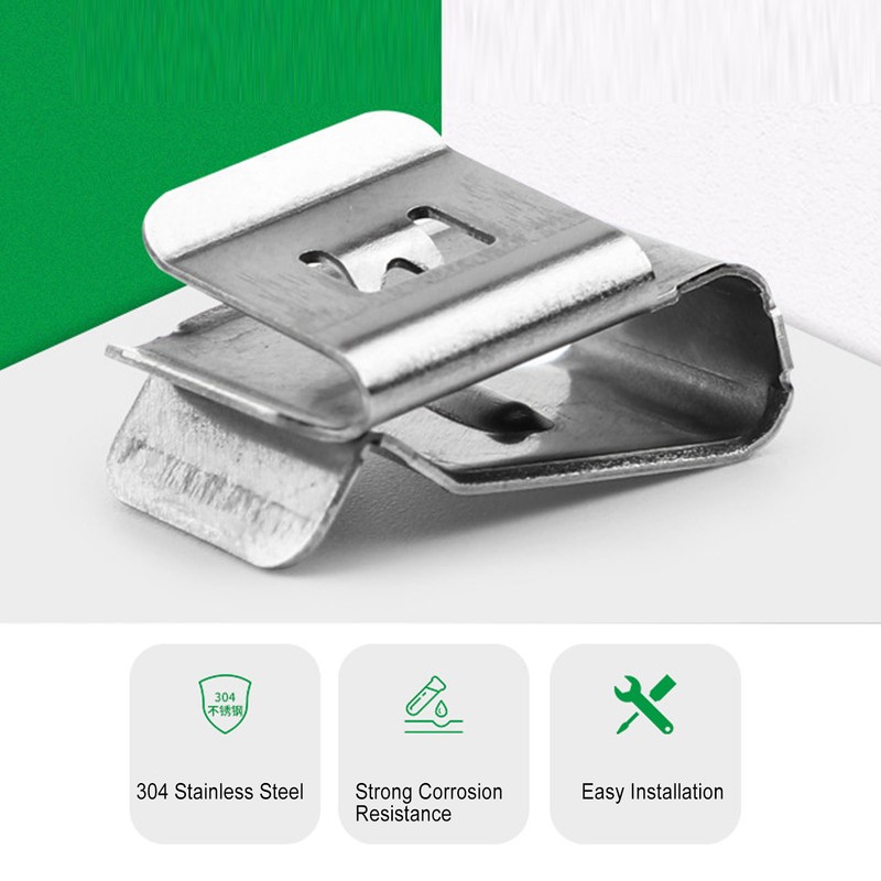 50 Pcs Solar Panel Cable Clip Barb Design Smoothly Edge