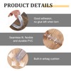 4 PCS Wall Bumper Guards Clear Furniture Bumpers Silicone Rubber