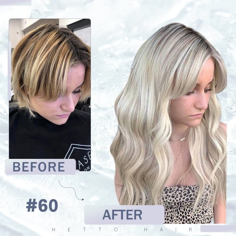 Hetto Blonde Micro Ring Extensions, Real Hair Remy Micro Ring