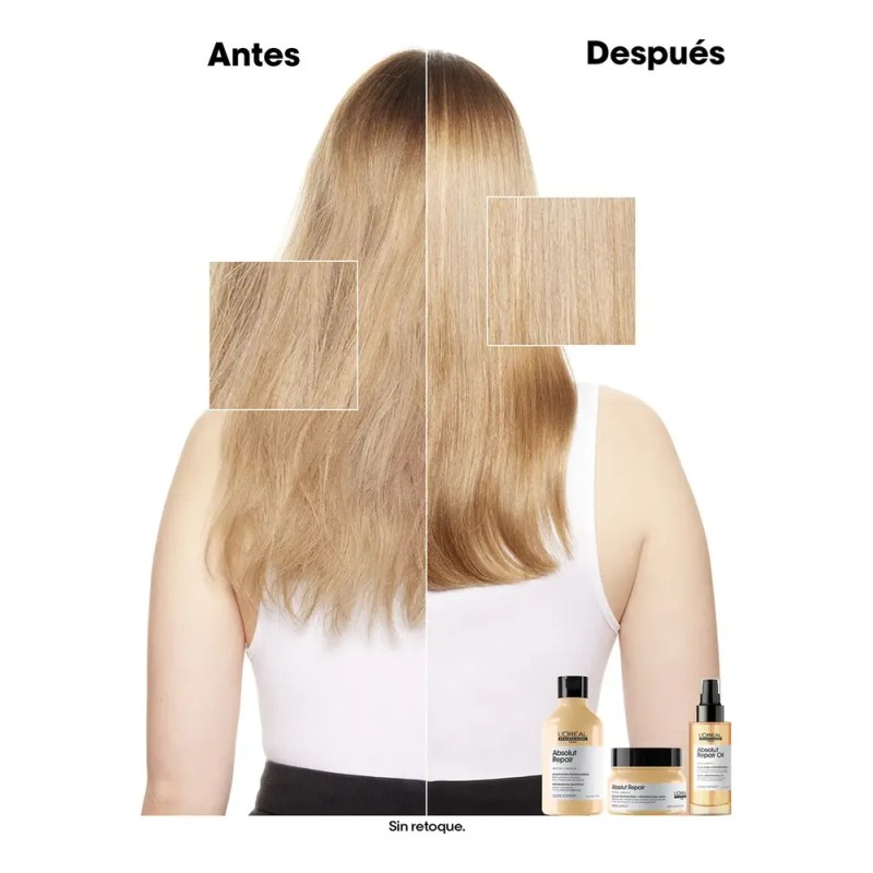 Shampoo L'Oréal Pro Absolut Repair Cabello Muy Dañado 300 ml