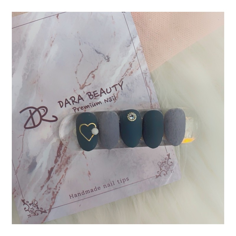 [Handmade Nail Tips] Winter Mink Gel Nails / [수제네일팁] 겨울