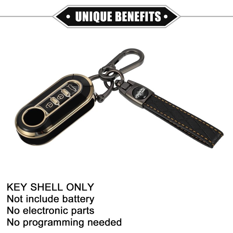 Juego de funda para llave inteligente de coche compatible con