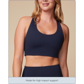 Harper Wilde Flex Convertible Sports Bra – Adjustable Straps, Breathable Mesh, High Impact Sports Bra - Designed for The Right Amount of Compression, Comfort, and Support