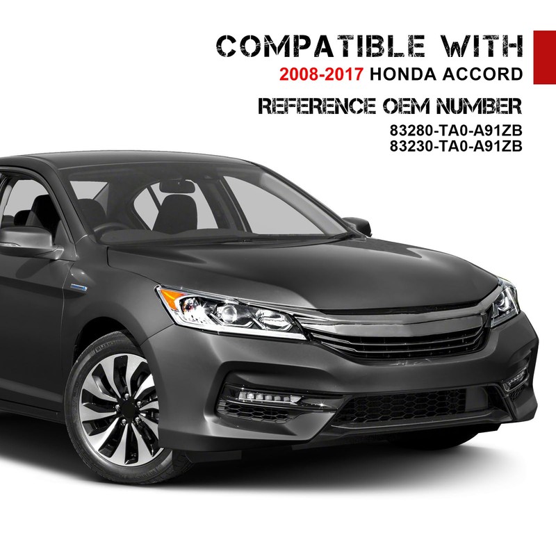 PEVAST Left Driver Side Sun Visor Compatible with Honda Accord