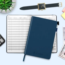 JUBTIC A5 Check Registers for Personal Checkbook, Ledger Transaction Registers Log B...