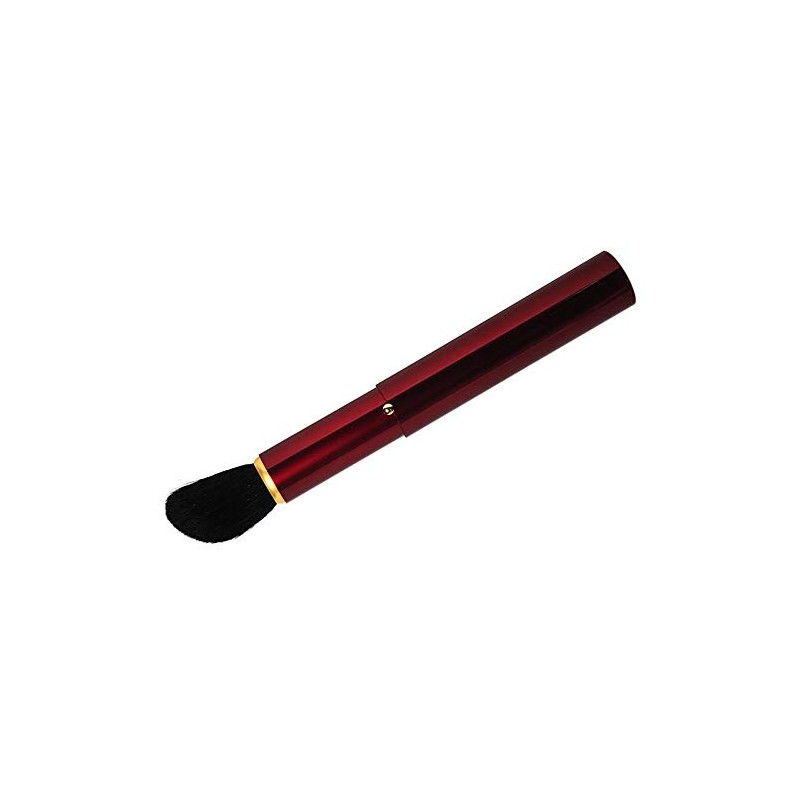 KIHITSU Kumano Brush, Portable Cheek 3D Brush, Wine, A2-2C Makeup