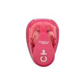 Vaessen Creative Craft Paper Punch - Pacifier - 0,9 x 1,6 cm - Circle Cutter for Crafting and Card Making