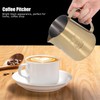 Frothing Cup 420ML 304 Stainless Steel Streamlined Cup Body Design