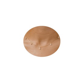 Tewiky Gold Necklace for Women, 14K Gold Plated Diamond Solitaire Necklaces Dainty Gold Necklace Small Cute Necklaces Aesthetic Simple Cubic Zirconia Pendant Necklace Gold Jewelry for Women